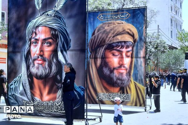 طنین نوای «یا حسین» در عاشورای حسینی  استان مرکزی 