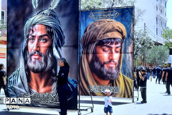 طنین نوای «یا حسین» در عاشورای حسینی  استان مرکزی 