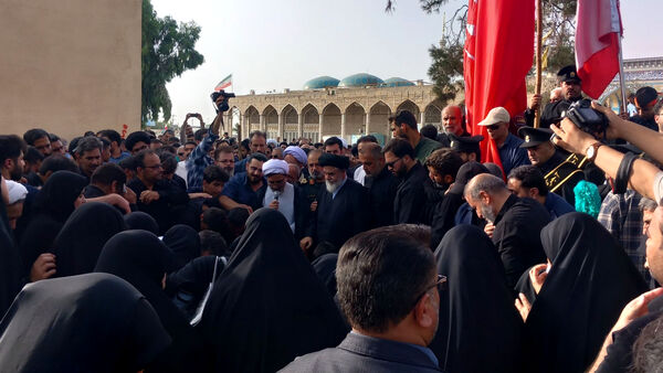 خاکسپاری شهید «اسماعیل شاکری» در مسجد جمکران