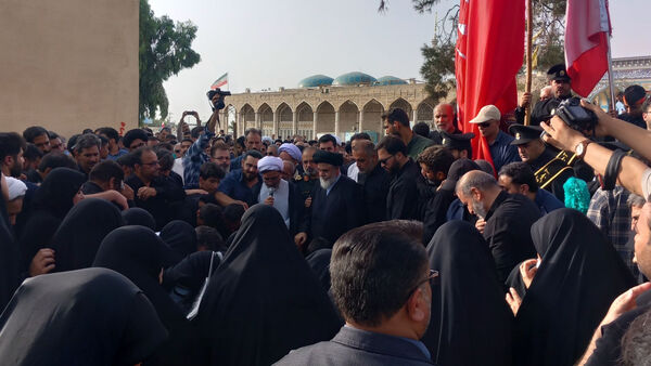 خاکسپاری شهید «اسماعیل شاکری» در مسجد جمکران