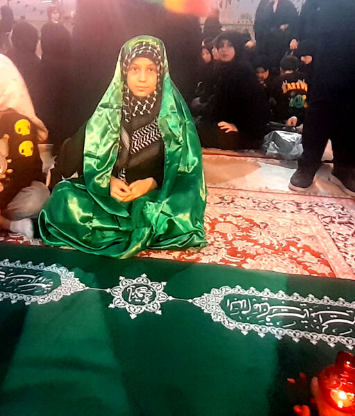 مراسم عزاداری سالروز شهادت حضرت رقیه(س) در قم