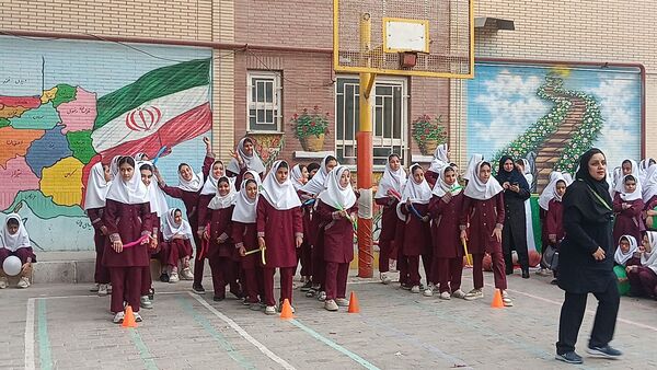 مراسم المپیاد ورزشی درون مدرسه ای دبستان شطیطه۲