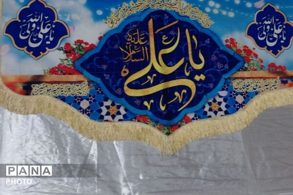نوجوانان،خادمان جشن ولایت در مسجد جامع صاحب الزمان عج کاووسیه