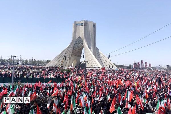 تهران از لنز دوربین خبرنگاران پانا شهرستان قدس در سوگ رهبر شهید انقلاب
