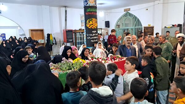 عزاداری دهه دوم فاطمیه با حضور شهید گمنام در دهستان شوراب صغیر  