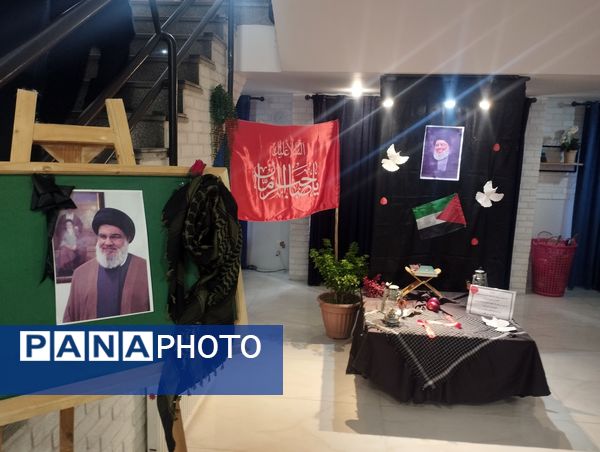  یادبود شهید سید حسن نصرالله و شهدای مقاومت در ناحیه ۳ مشهد