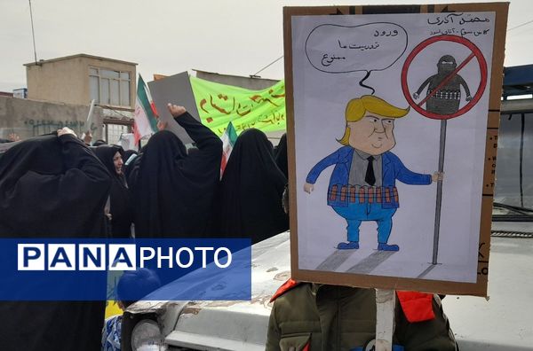 راهپیمایی مردم جعفرآباد قم در جشن سالگرد پیروزی انقلاب