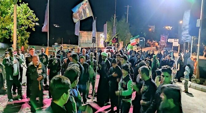 حسینیه شهدای شهر بار، رنگ بوی محرم گرفت به مناسبت ماه عزای آل اللّه