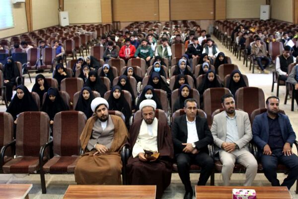 آیین افتتاحیه چهل و چهارمین دوره مسابقات قرآن، عترت و نماز در شهرستان کهنوج