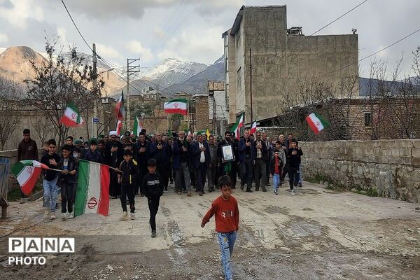 راهپیمایی اربعین شهادت قائد امت در شهر بار نیشابور-۲