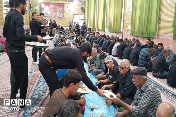 مراسم عزاداری امام رضا علیه السلام در حسینیه شهر بار نیشابور