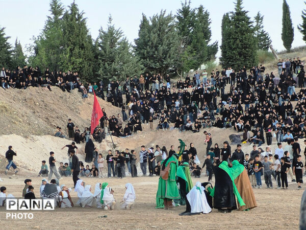 حضور مردم قادرآباد در آیین‌های عزاداری محرم