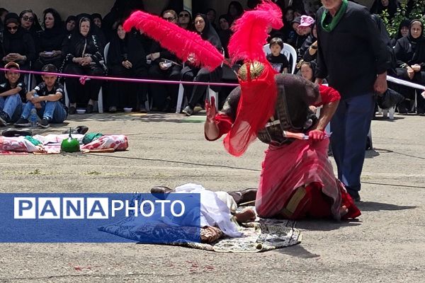 مراسم شبیه خوانی روز عاشورا در شهرستان طالقان
