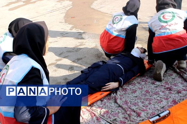 مانور سراسری زلزله و ایمنی در پردیس