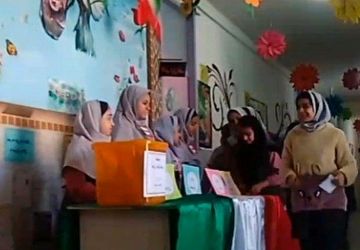 انتخابات شورای دانش‌آموزی در دبستان دین و دانش دامغان