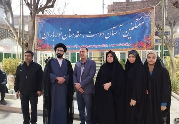 حضور میدانی مدیر آموزش و پرورش ناحیه ۳ اصفهان در اعتکاف مسجد برکت پاچنار