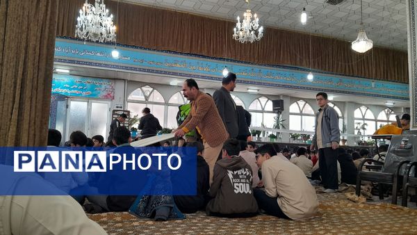 عزاداری شهادت حضرت فاطمه زهرا(س) در دبیرستان ابوریحان یک نیشابور