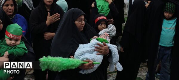 مراسم شیرخوارگان حسینی در گچساران 