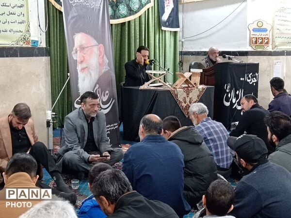 مراسم عزاداری برای شهادت امام خامنه ای در نیشابور 