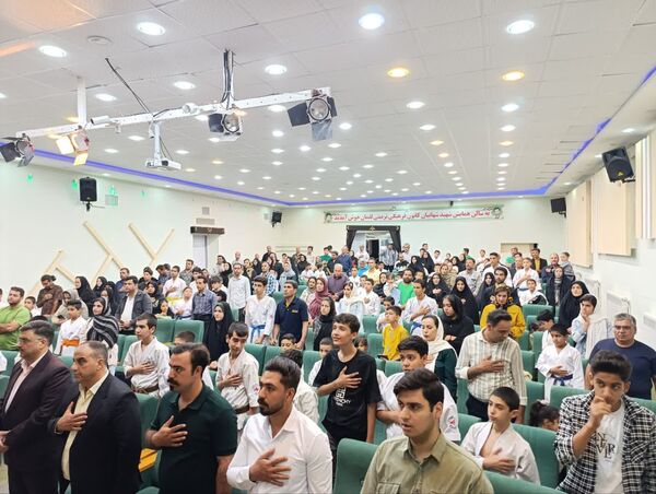 مراسم ارتقاء کمربند سبک پرفکت کیوکوشین کاراته در شهرستان کاشمر