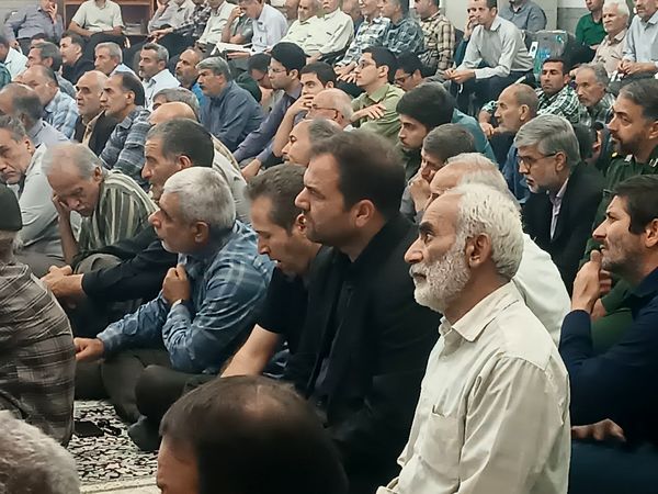 مراسم نخستین سالگرد شهادت شهدای خدمت در مسجد الهادی نیشابور 