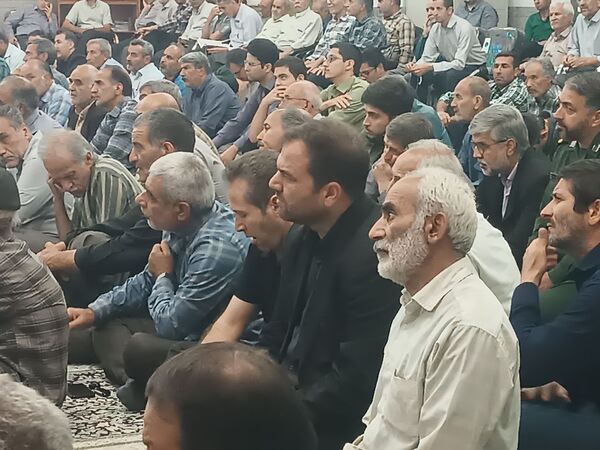 مراسم نخستین سالگرد شهادت شهدای خدمت در مسجد الهادی نیشابور 