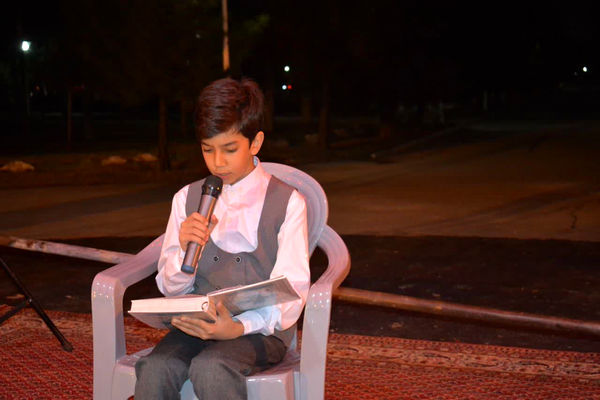 محفل انس نوجوانان با شهید گمنام بوستان لاله