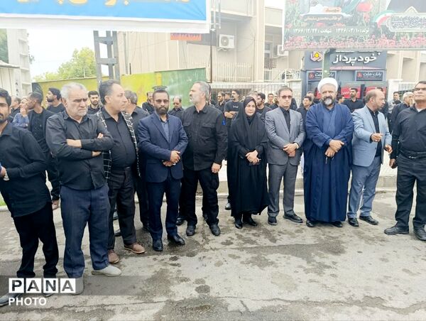 تشییع «شهیده فاطمه طاهری فرد» مدیر دبستان میناب در جیرفت
