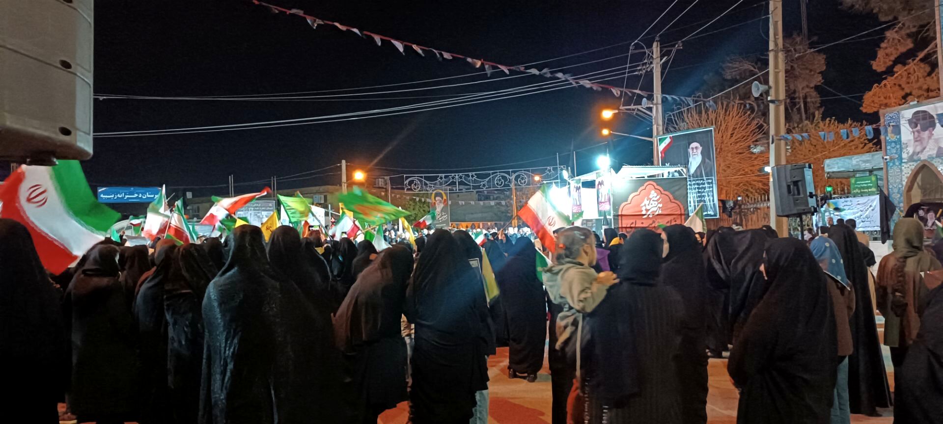 میدان داری مدافعان میهن در خیابان های پلدختر 