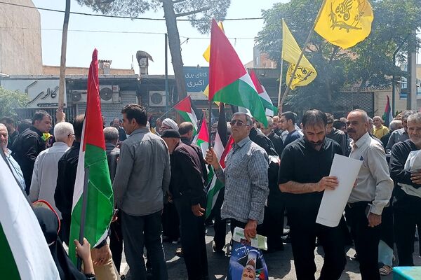راهپیمایی مردم ولایتمدار ورامین در محکومیت ترور  شهید اسماعیل هنیه