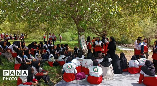حضور 500 جوان و امدادگر هلال‌احمر لرستان در اردوی مشترک کهمان