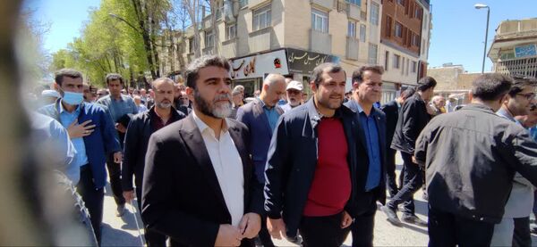 راهپیمایی روز قدس و حمایت از کودکان مظلوم فلسطین در شهرستان گلپایگان