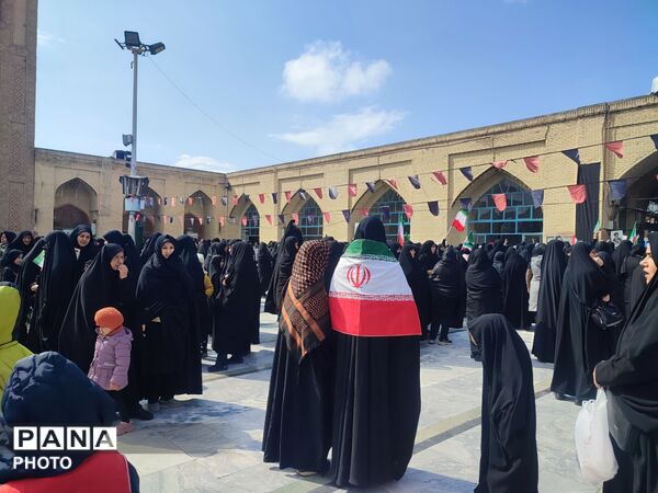 تجمع پرشور مردم شهرستان  نیشابور