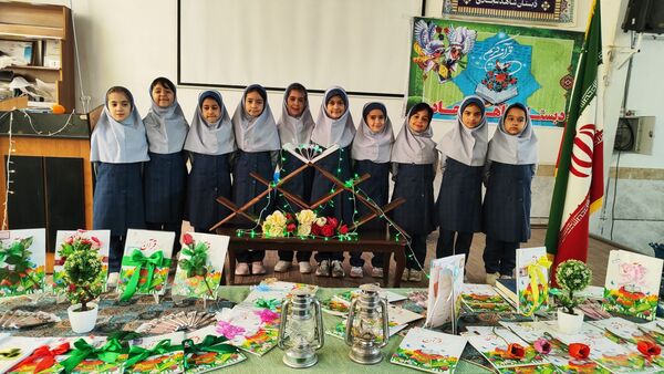 جشن قرآن کلاس اولی‌ها در مدرسه شاهد خیر سجادی 