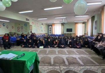  جشن بزرگ نیمه شعبان در مدرسه پانزده‌خرداد کلاته‌رودبار