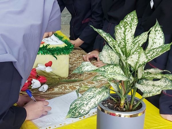 جلوه‌هایی از انتخابات شورای دانش‌آموزی در مدرسه حضرت آسیه(س) قم
