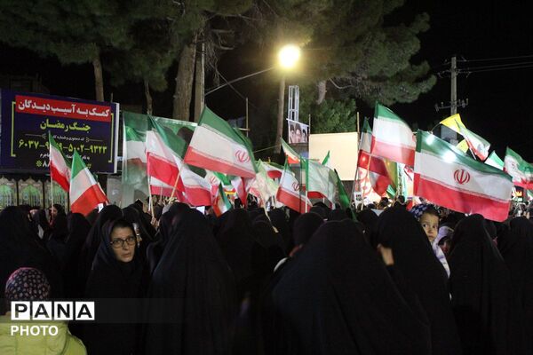 رژه باشکوه  جان‌فدایان امام رضایی در جاجرم هم‌زمان با شب ولادت امام رضا(ع) /2
