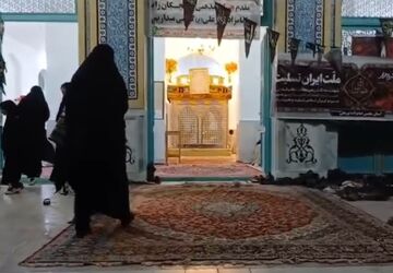 مراسم عزاداری شام اربعین در امامزاده نورعلی