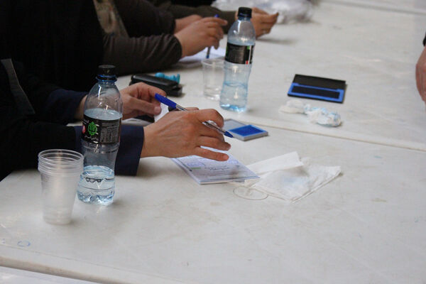 حضور مردم کرمانشاه پای صندوق‌های رای