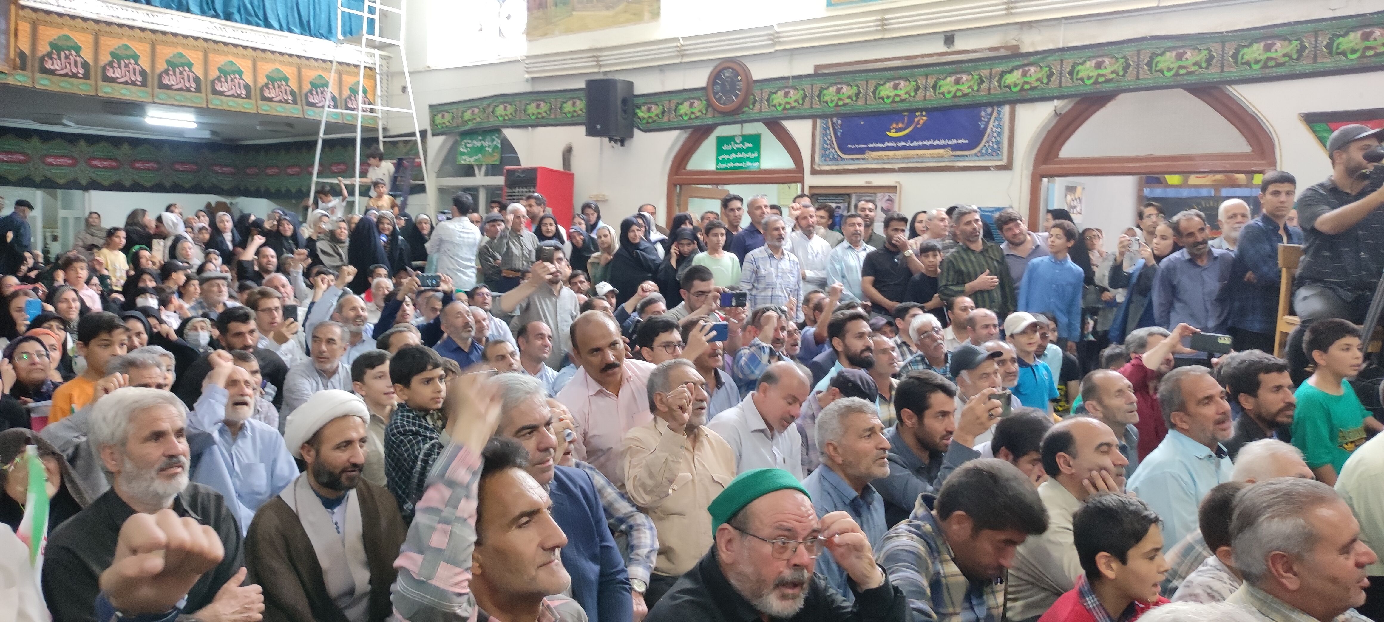 اجتماع بزرگ شیروانی‌ها در محکومیت جنایات صهیونسیتها با سخنرانی «سحر امامی»