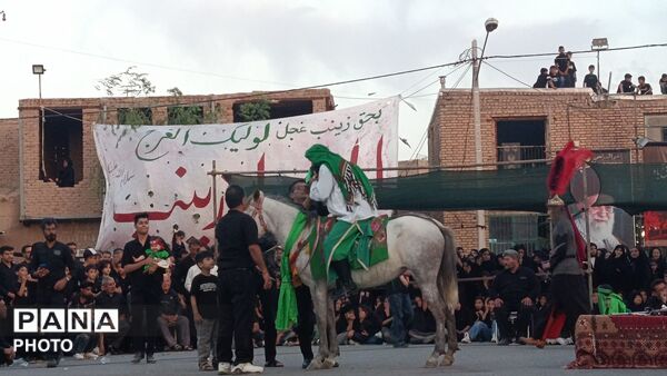 طنین فریاد «هل من ناصر» در میدان تعزیه