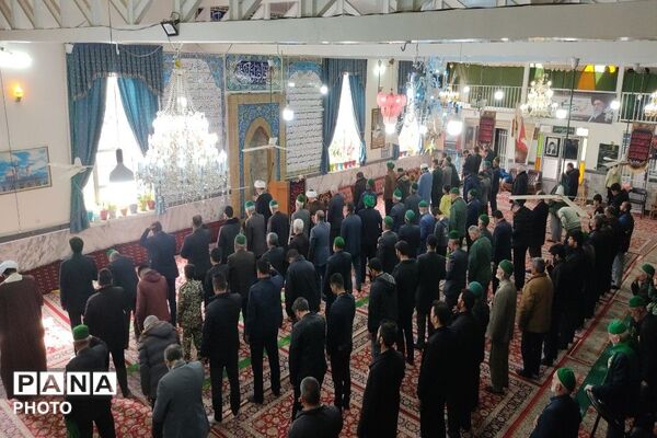 اقامه نماز عبادی_سیاسی جمعه در روز جهانی  قدس  مسجد جامع شهربار نیشابور 