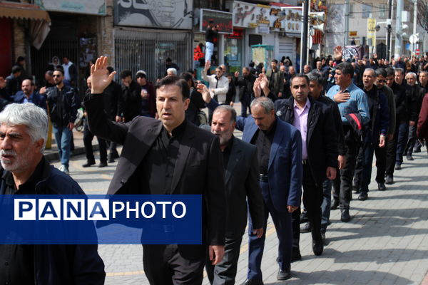 حرکت دسته عزاداری شهادت حضرت امیرالمومنین