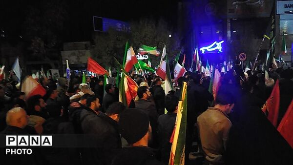 تجمع مردمی برای خونخواهی در مسجد جامع شهرستان نیشابور