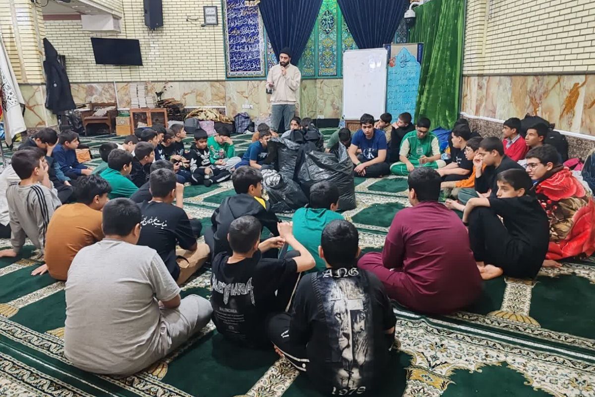 مراسم معنوی اعتکاف در مسجد رسول اکرم شهرری
