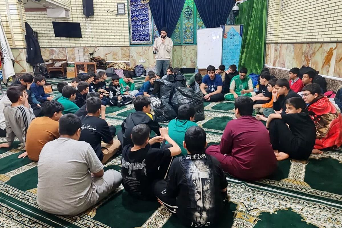  مراسم معنوی اعتکاف در مسجد رسول اکرم شهرری