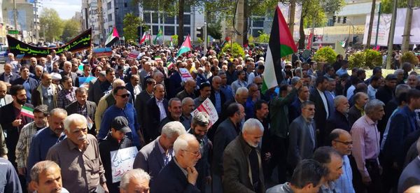 راهپیمایی مردم و مسئولان شهریار به دفاع از مردم غزه در روز قدس 