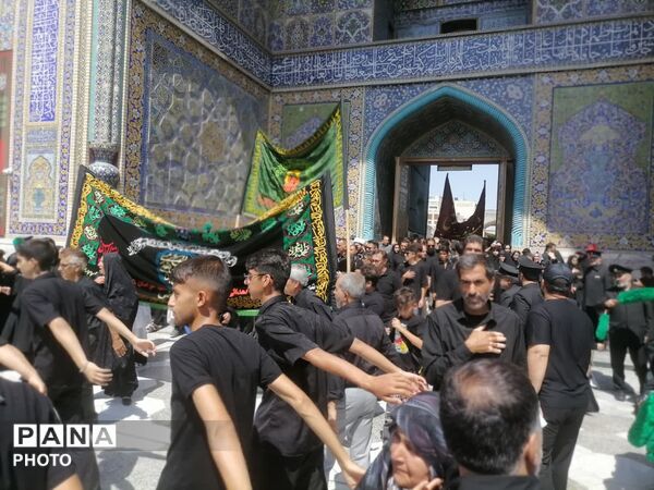 حرم مطهر رضوی در سوگ امام رئوف