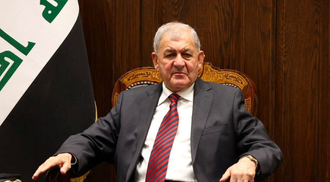 تأکید رئیس‌جمهور عراق بر از سرگیری تلاش دیپلماتیک بین ایران و جامعه جهانی