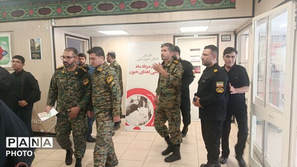 حضور خبرنگاران پانا در مرکز انتقال خون استان قم